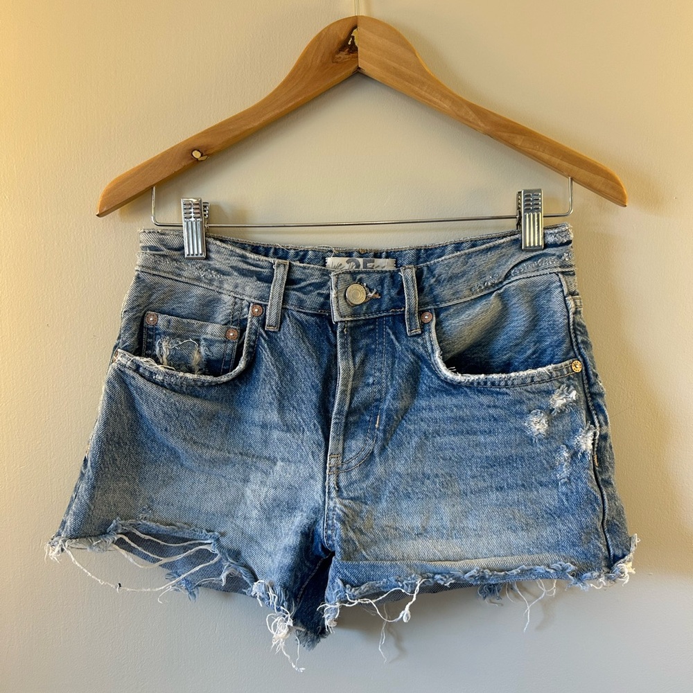 We The Free Free People Denim Jean Shorts